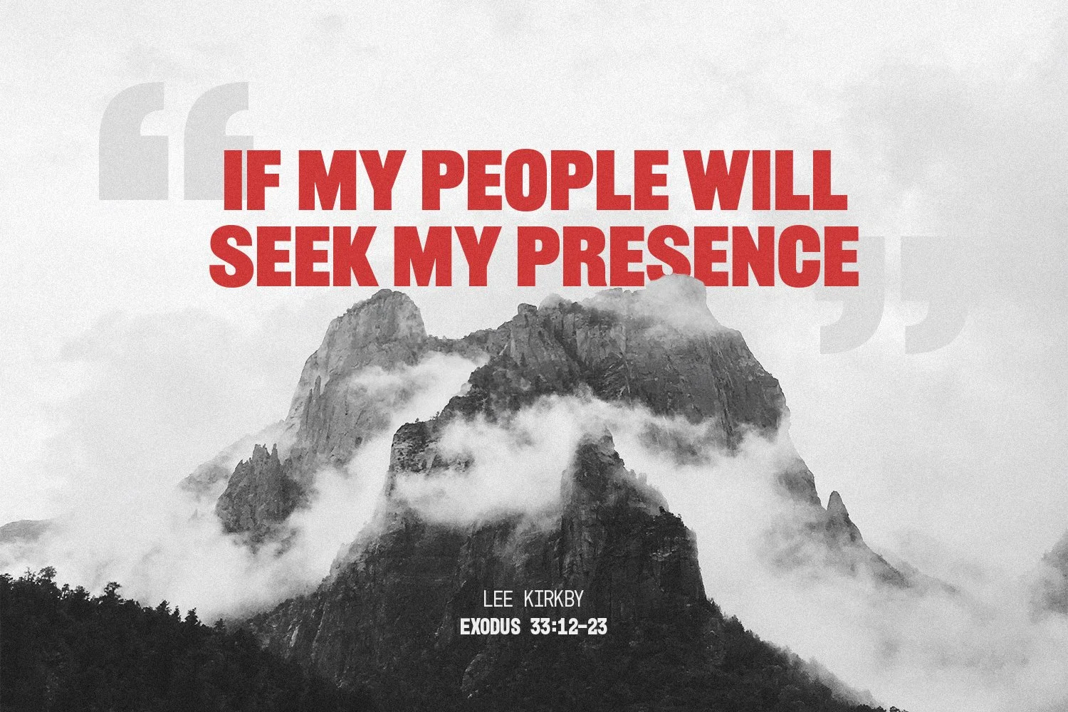 Sunday 14 July 2024: Lee Kirkby - If My People Will Seek My Presence (Exodus 33:12-23) episode artwork