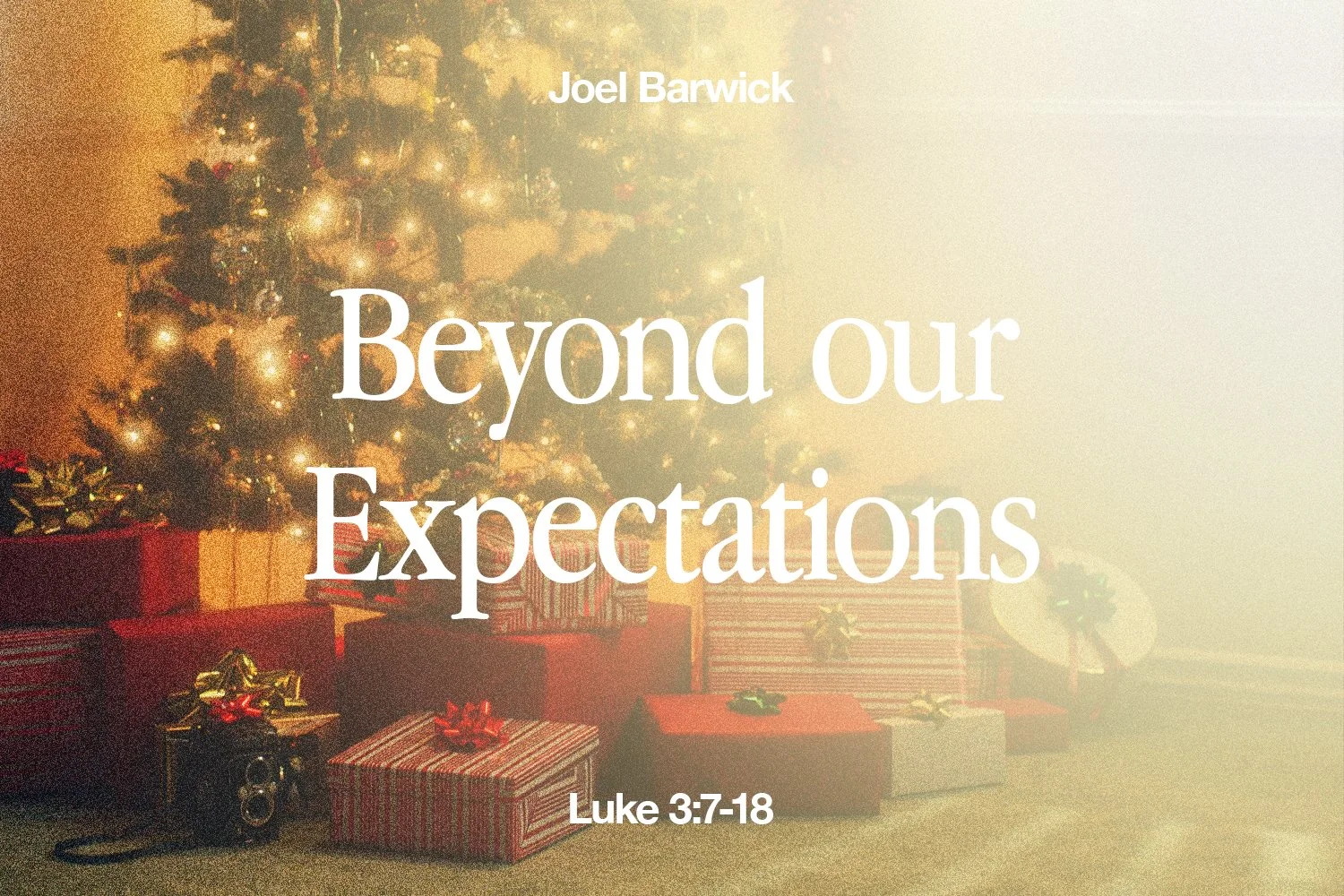 Sunday 15 December 2024: Joel Barwick - Beyond our Expectations (Luke 3:7-18) episode artwork