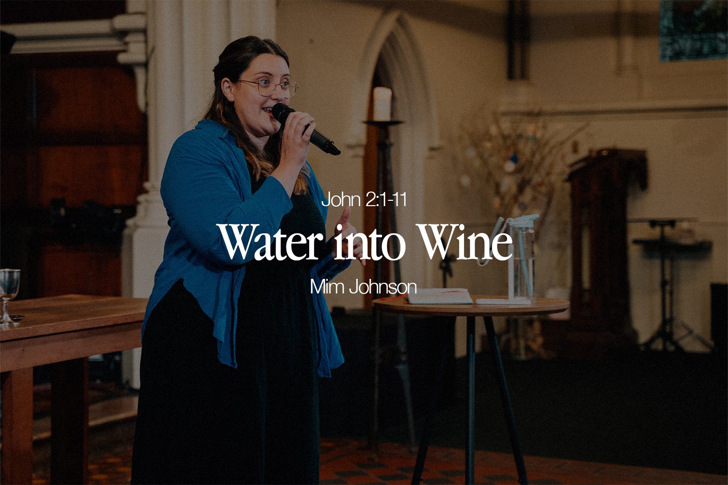 Sunday 19 January 2025: Mim Johnson - Water into Wine (John 2:1-11) episode artwork