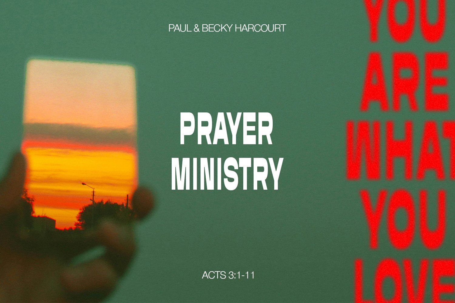 Sunday 11 May 2025: Paul & Becky Harcourt - Prayer Ministry (Acts 3:1-11) episode artwork