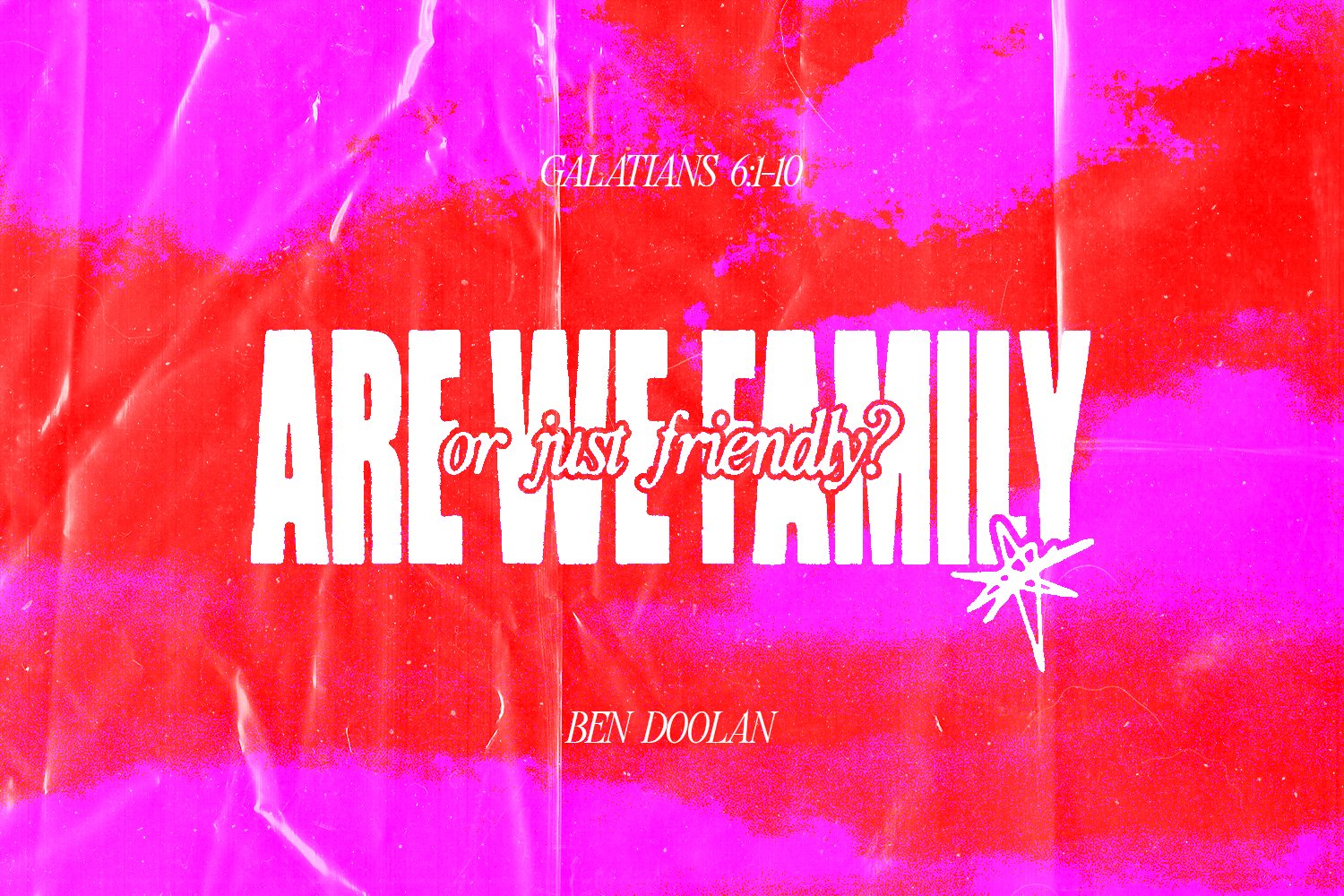 Sunday 16 November 2025: Ben Doolan - Are We Family or Just Friendly? (Galatians 6:1-10) episode artwork