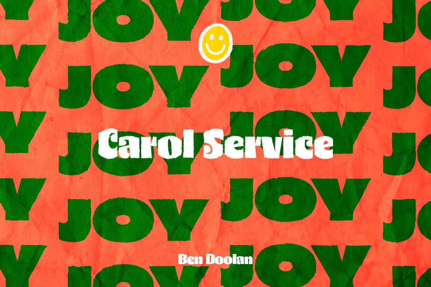Sunday 7 December 2025: Ben Doolan - Carol Service episode artwork
