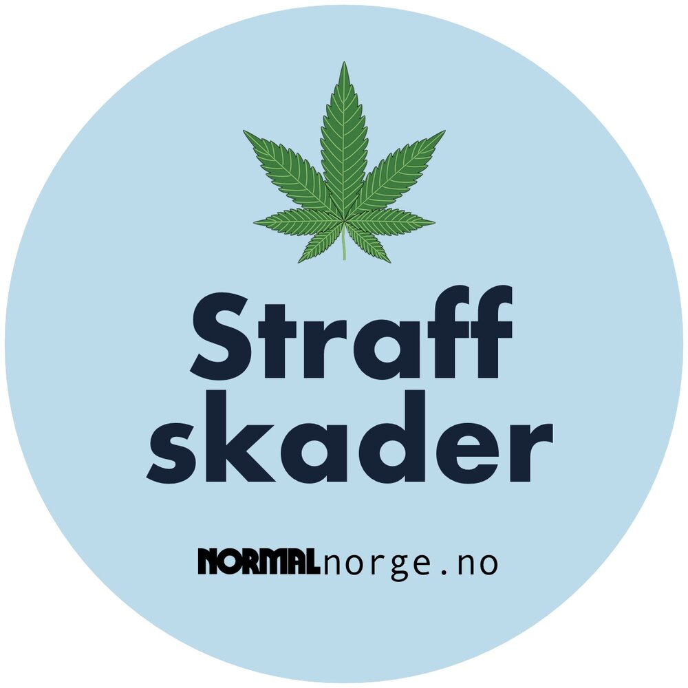 Klistremerke - Straff skader — Normal Norge