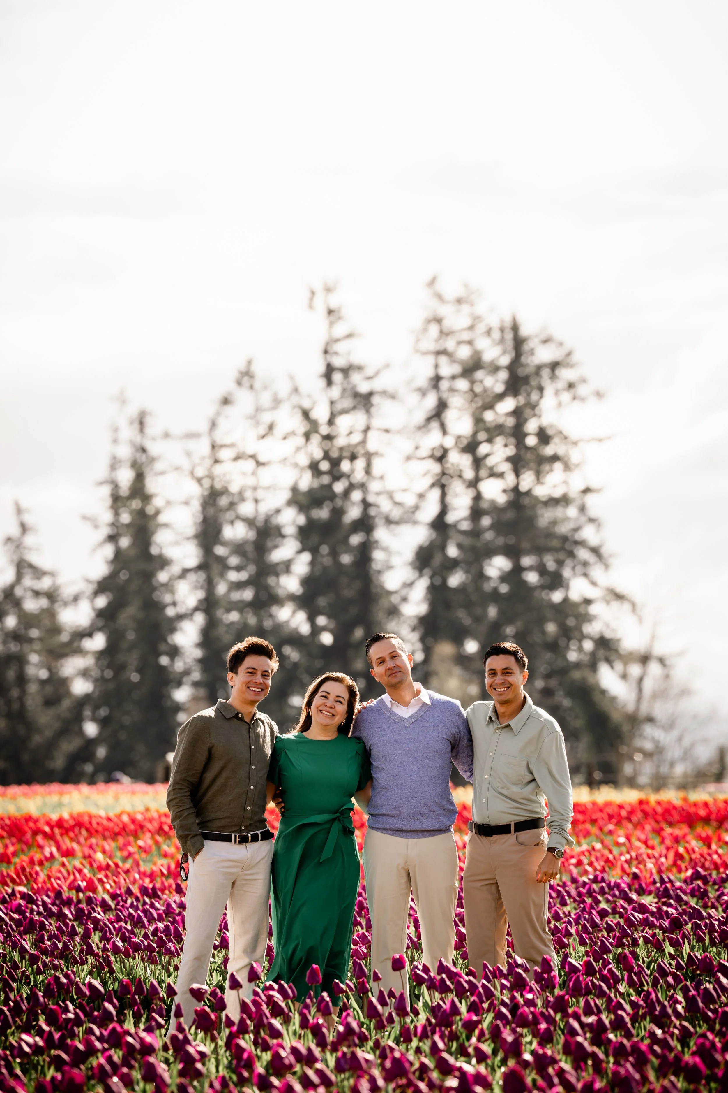 Family Photos at Wooden Shoe Tulip Farm, Oregon | Studio 623 Photography
