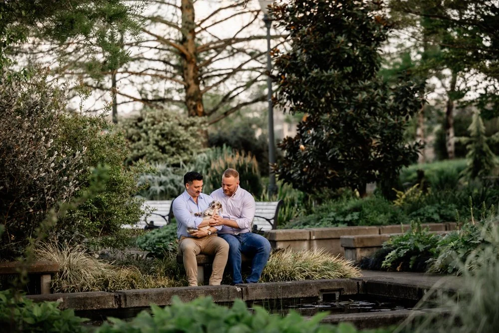 A Downtown Portland Engagement Session for Rick + Mason
