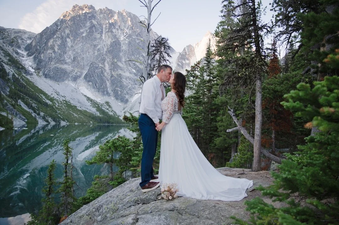 Our Sunrise Elopement at Colchuck Lake in the Enchantments