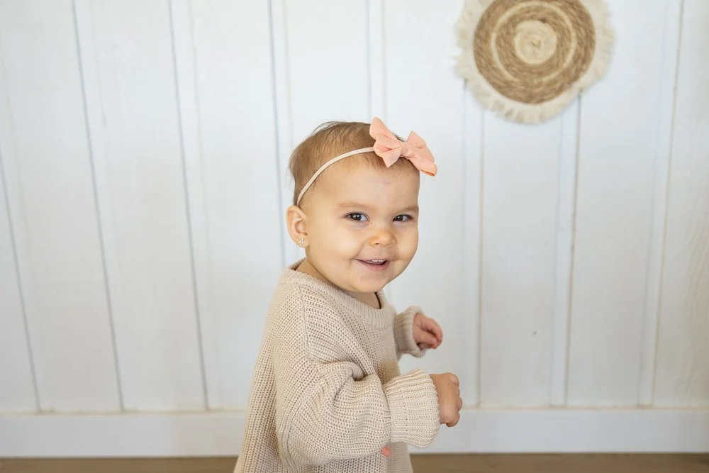 A First Birthday Milestone Session at Studio 623 | Sandy Oregon Family Photographer