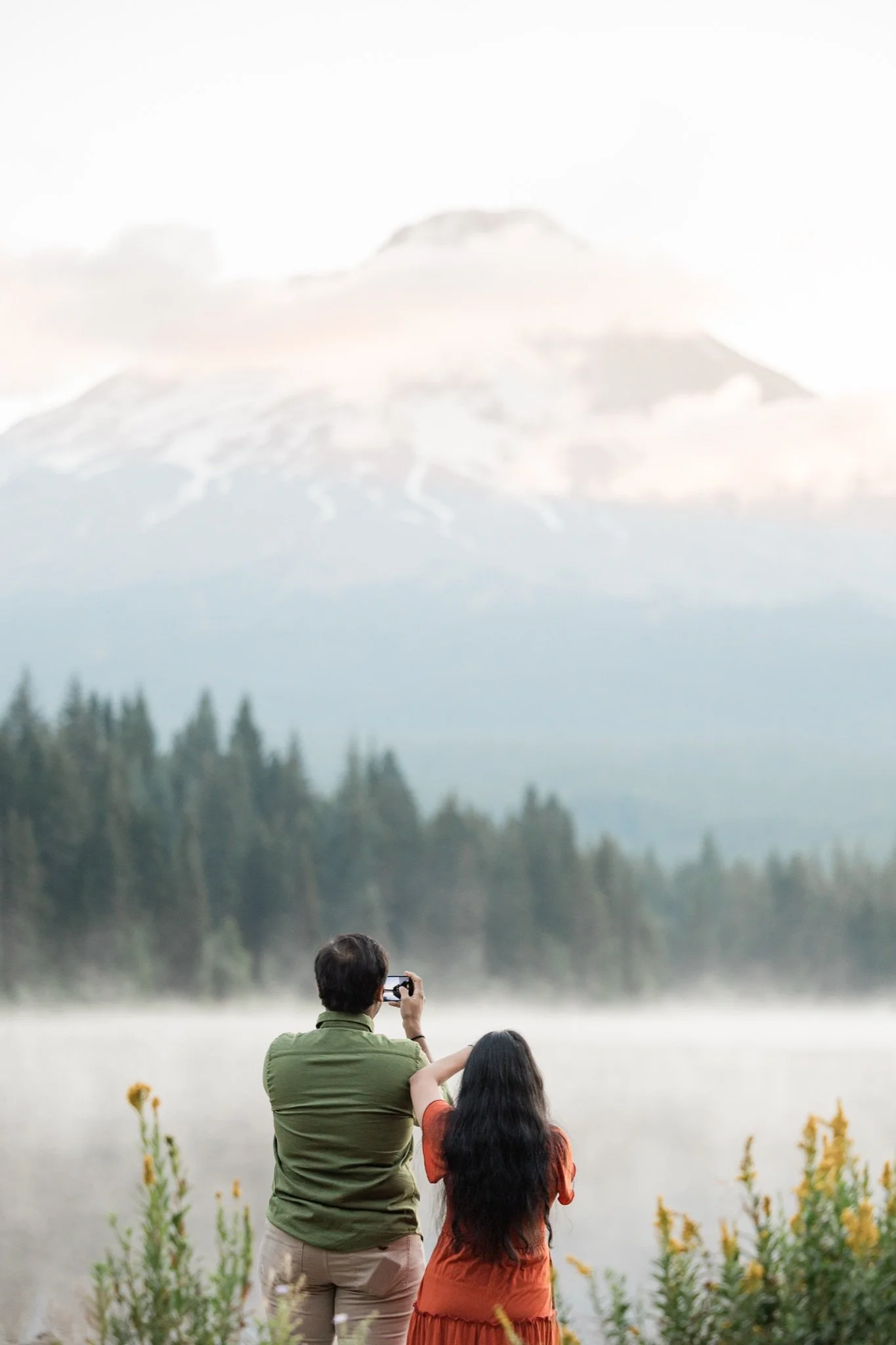 TrilliumLake-Proposal-Sunrise-PinkClouds-MtHood-Studio623Photography-SandyOregon-13.jpg