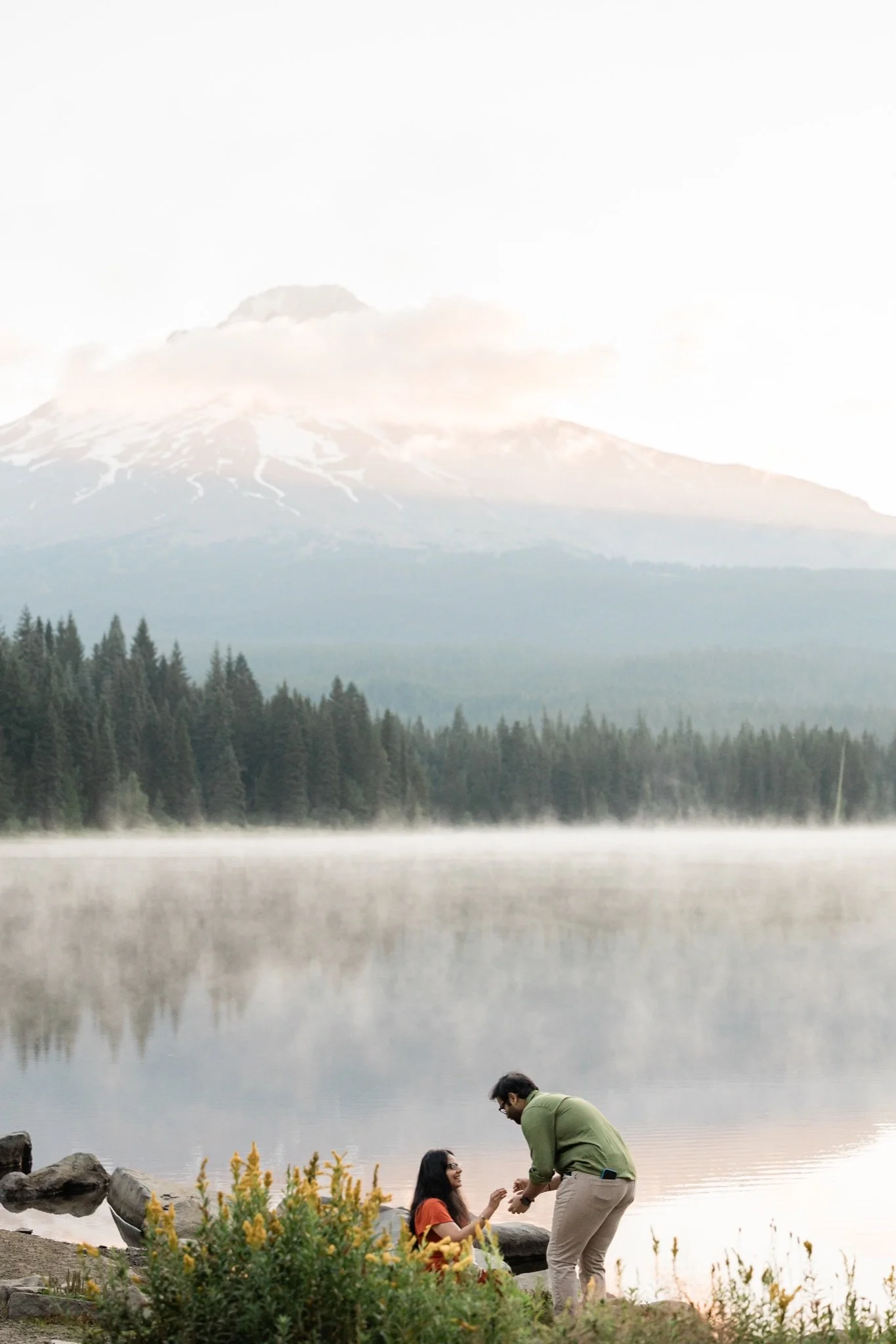 TrilliumLake-Proposal-Sunrise-PinkClouds-MtHood-Studio623Photography-SandyOregon-17.jpg