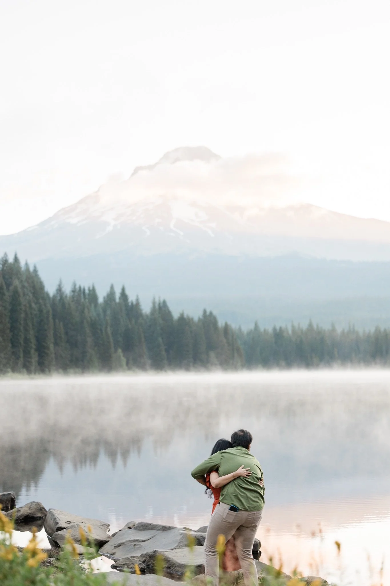 TrilliumLake-Proposal-Sunrise-PinkClouds-MtHood-Studio623Photography-SandyOregon-21.jpg