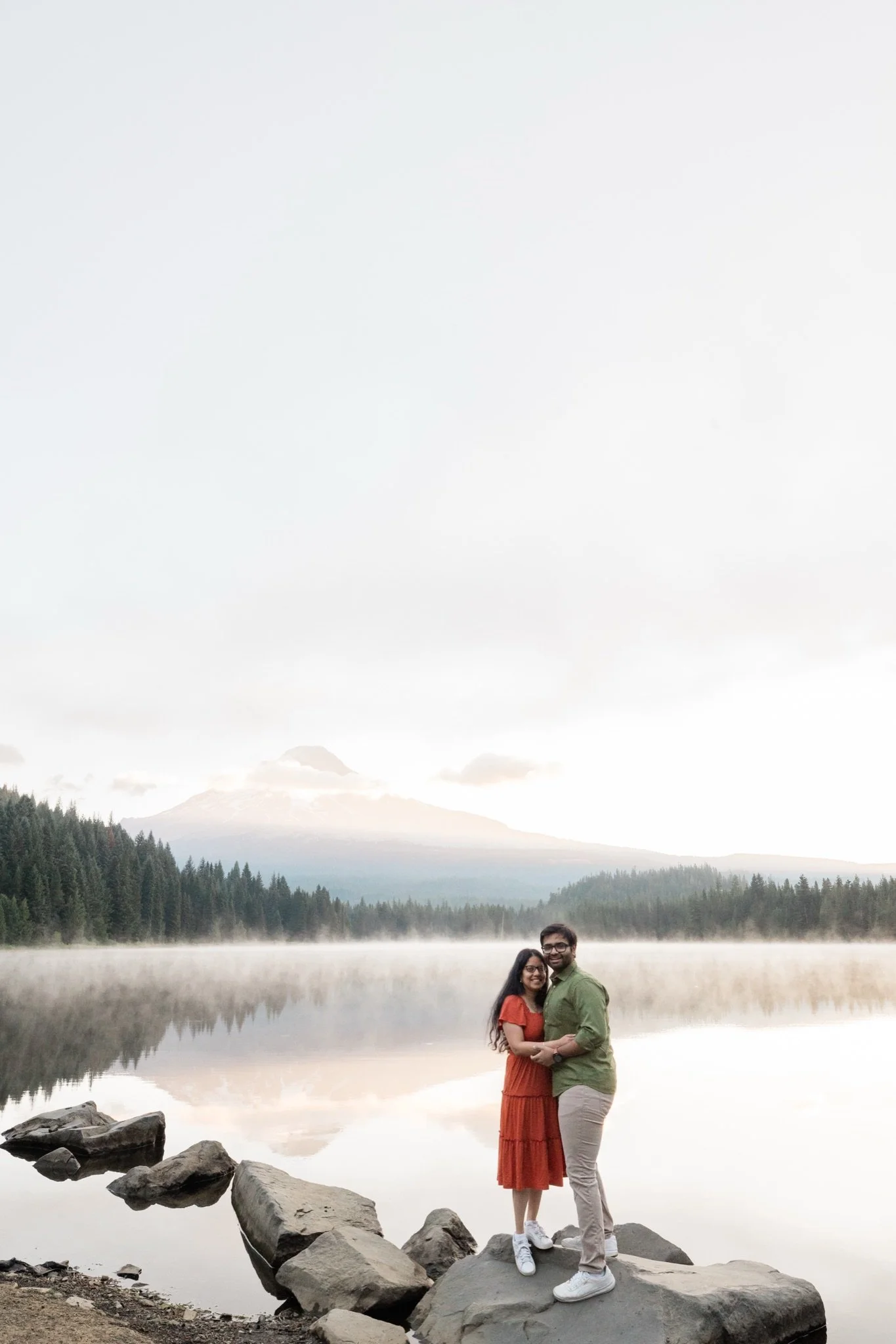 TrilliumLake-Proposal-Sunrise-PinkClouds-MtHood-Studio623Photography-SandyOregon-30.jpg