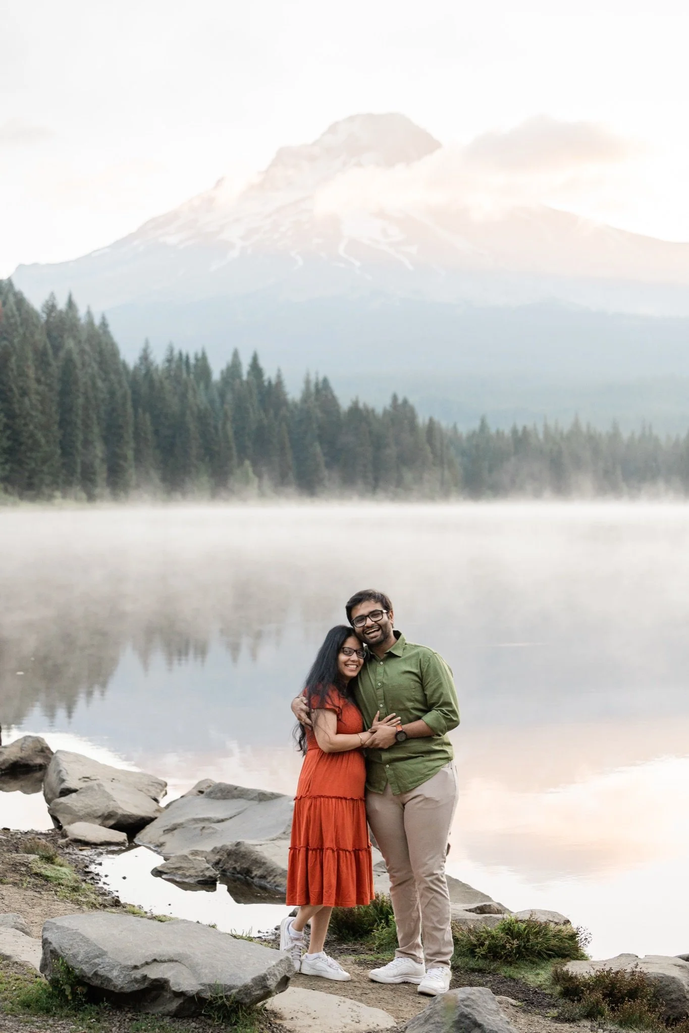 TrilliumLake-Proposal-Sunrise-PinkClouds-MtHood-Studio623Photography-SandyOregon-32.jpg
