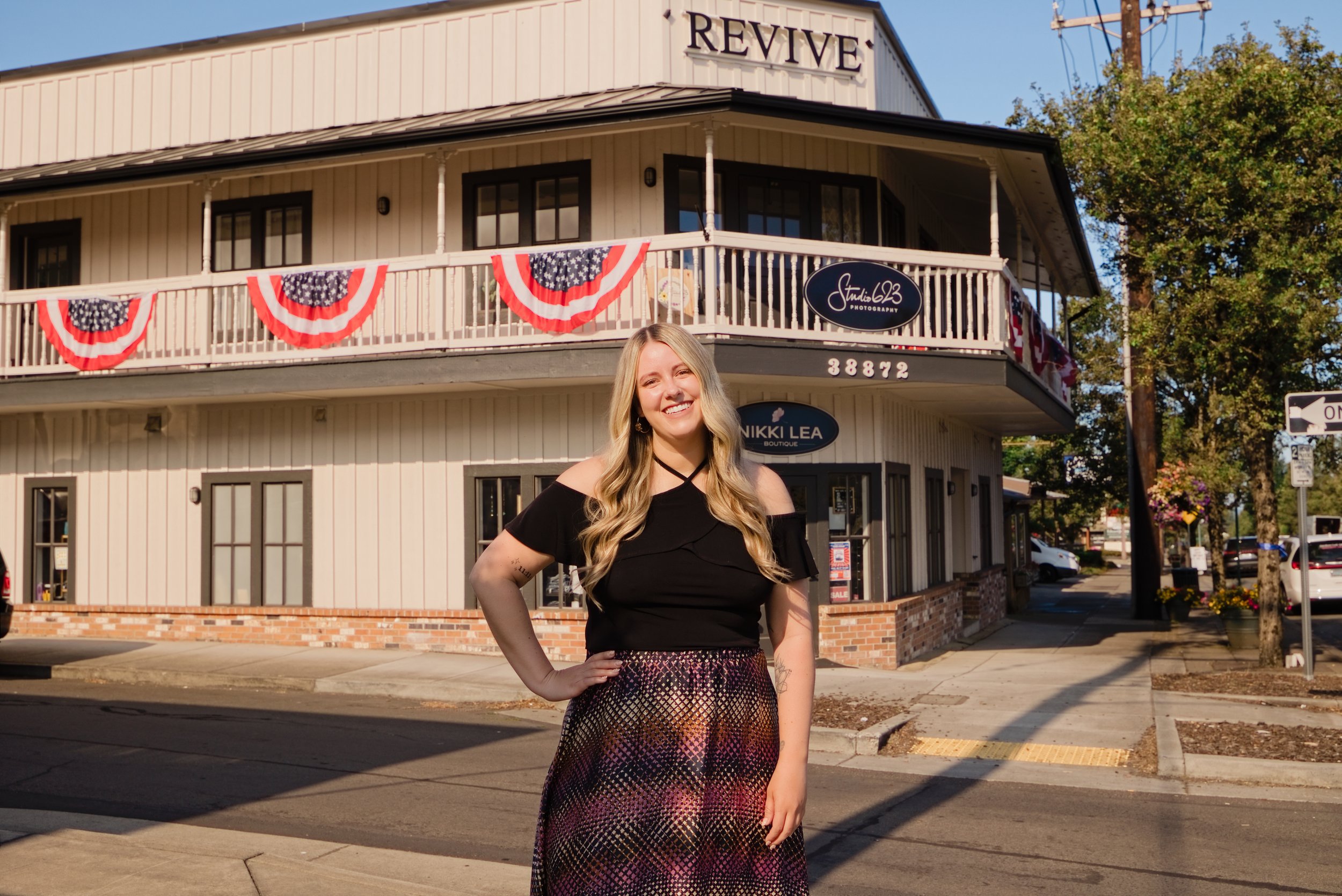 Hair by Michelle Myron at Revive Suites | Sandy Oregon Branding Photographer