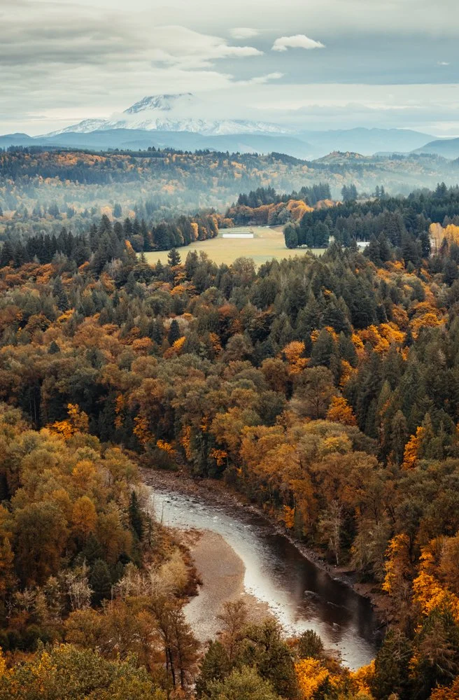 Fall in Sandy, Oregon at Jonsrud Viewpoint