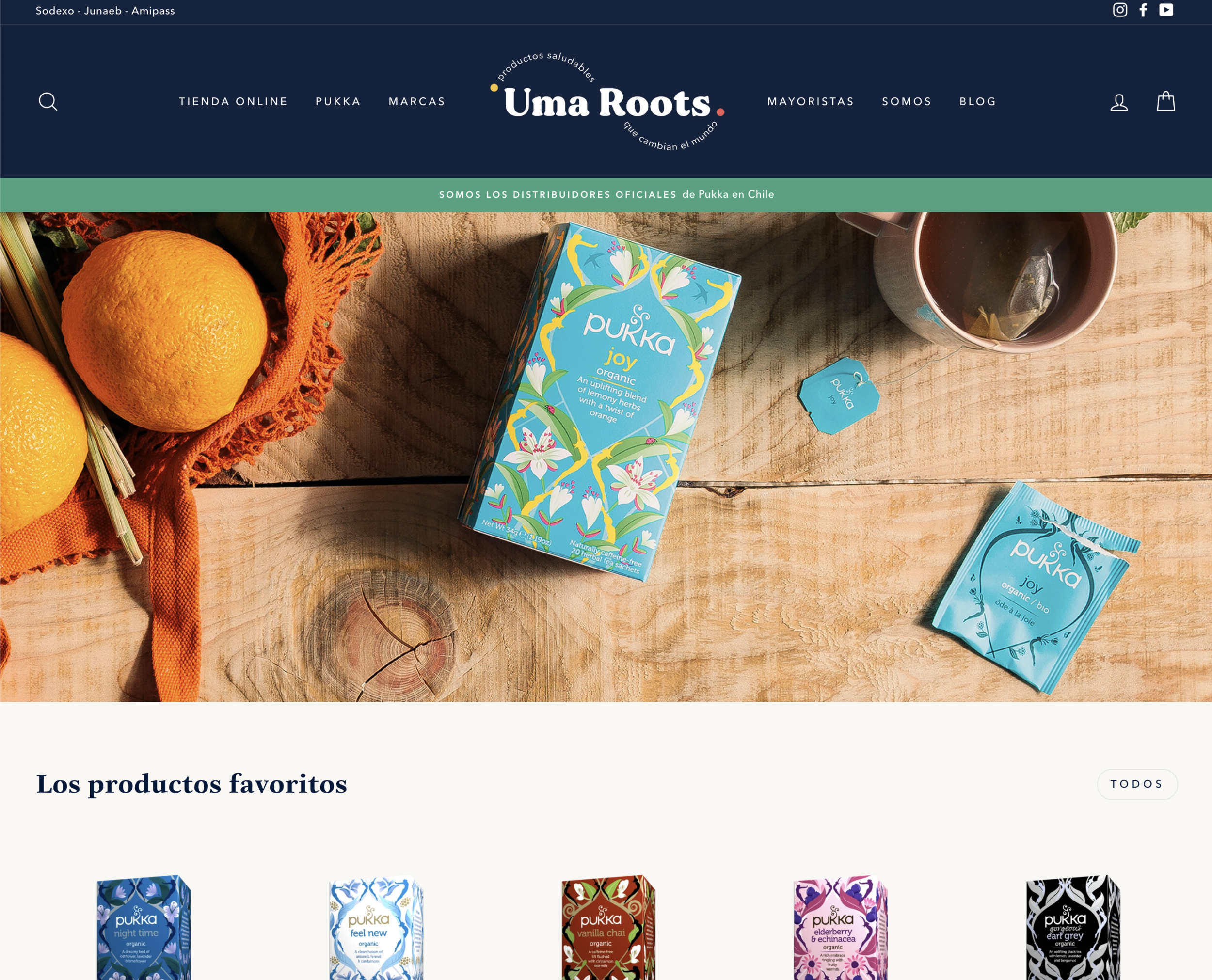 Uma Roots y Gita Buga Desarrollo web