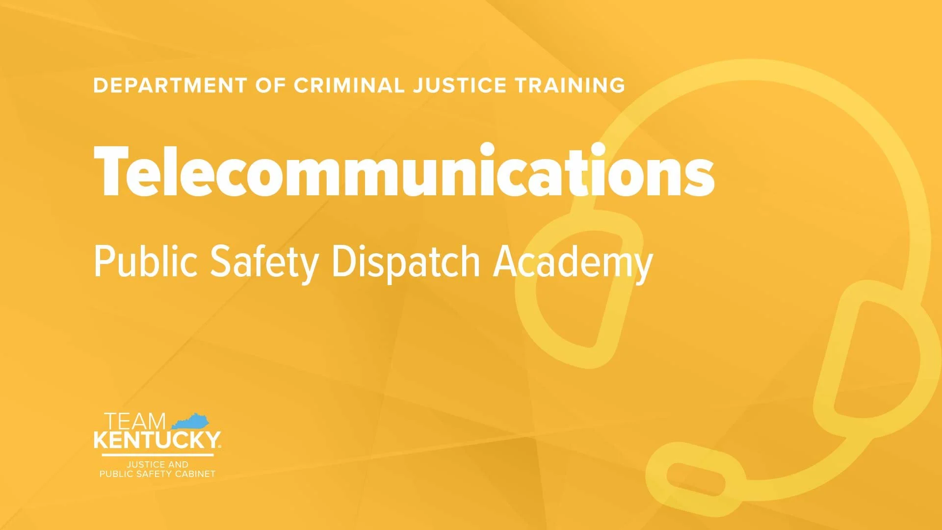 Public Safety Dispatch Academy