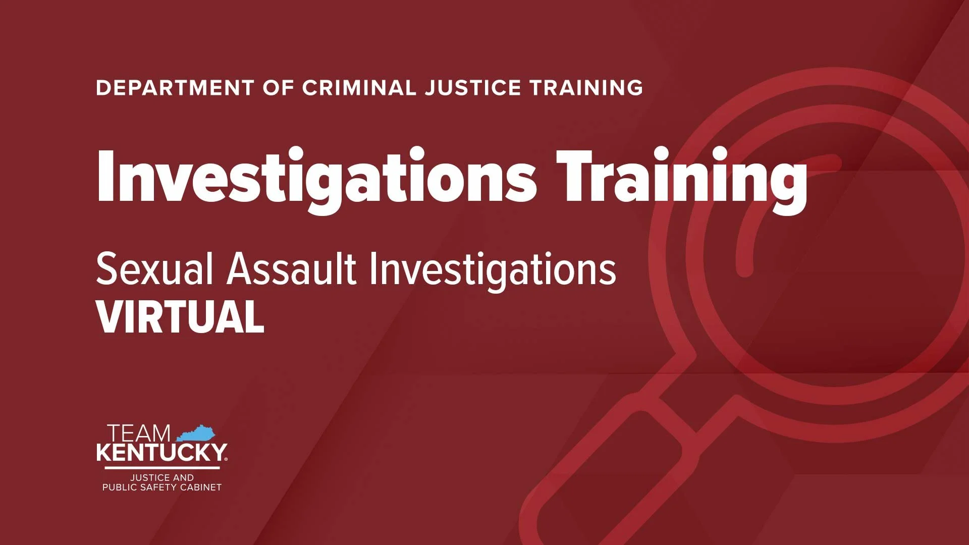 Sexual Assault Investigations