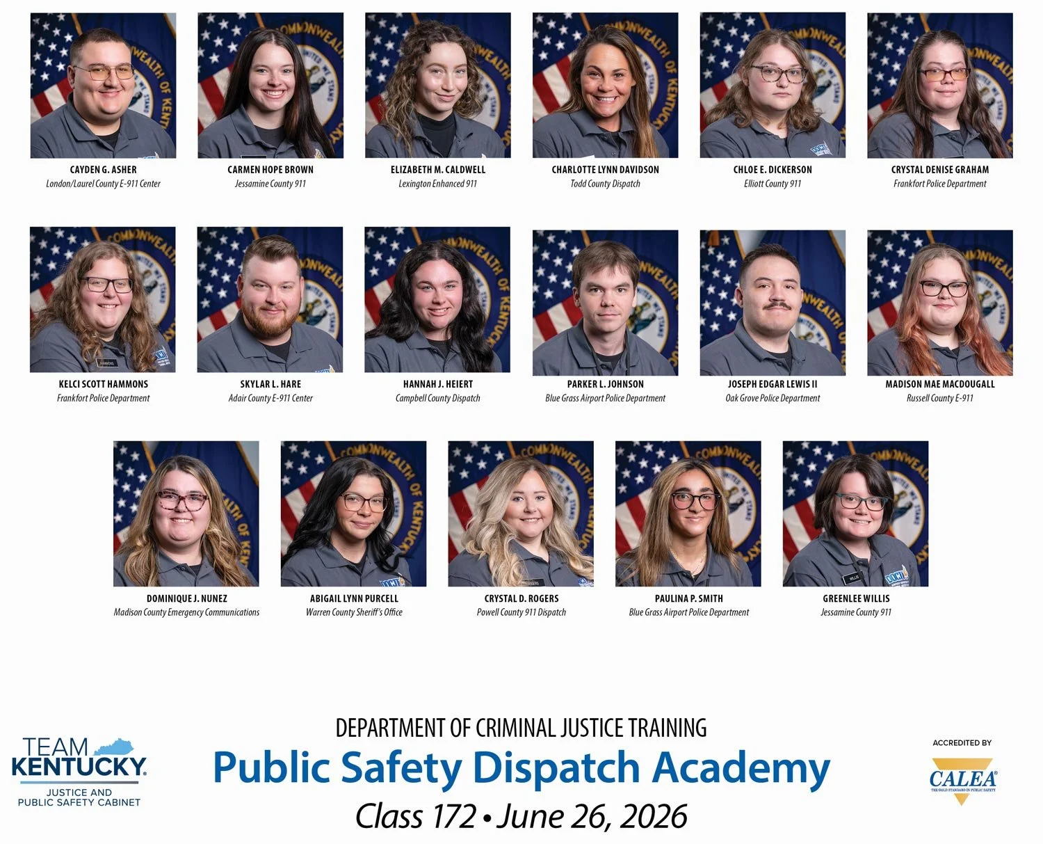 PSDA Class 172 Graduation Photo
