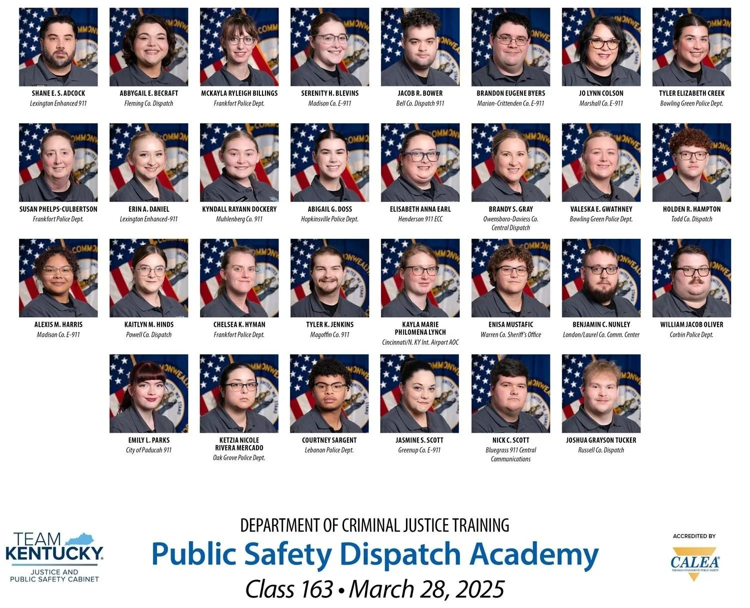 PSDA Class 163 Graduation Photo