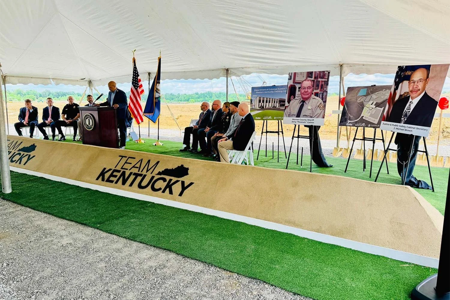 Groundbreaking ceremony at Madisonville, KY