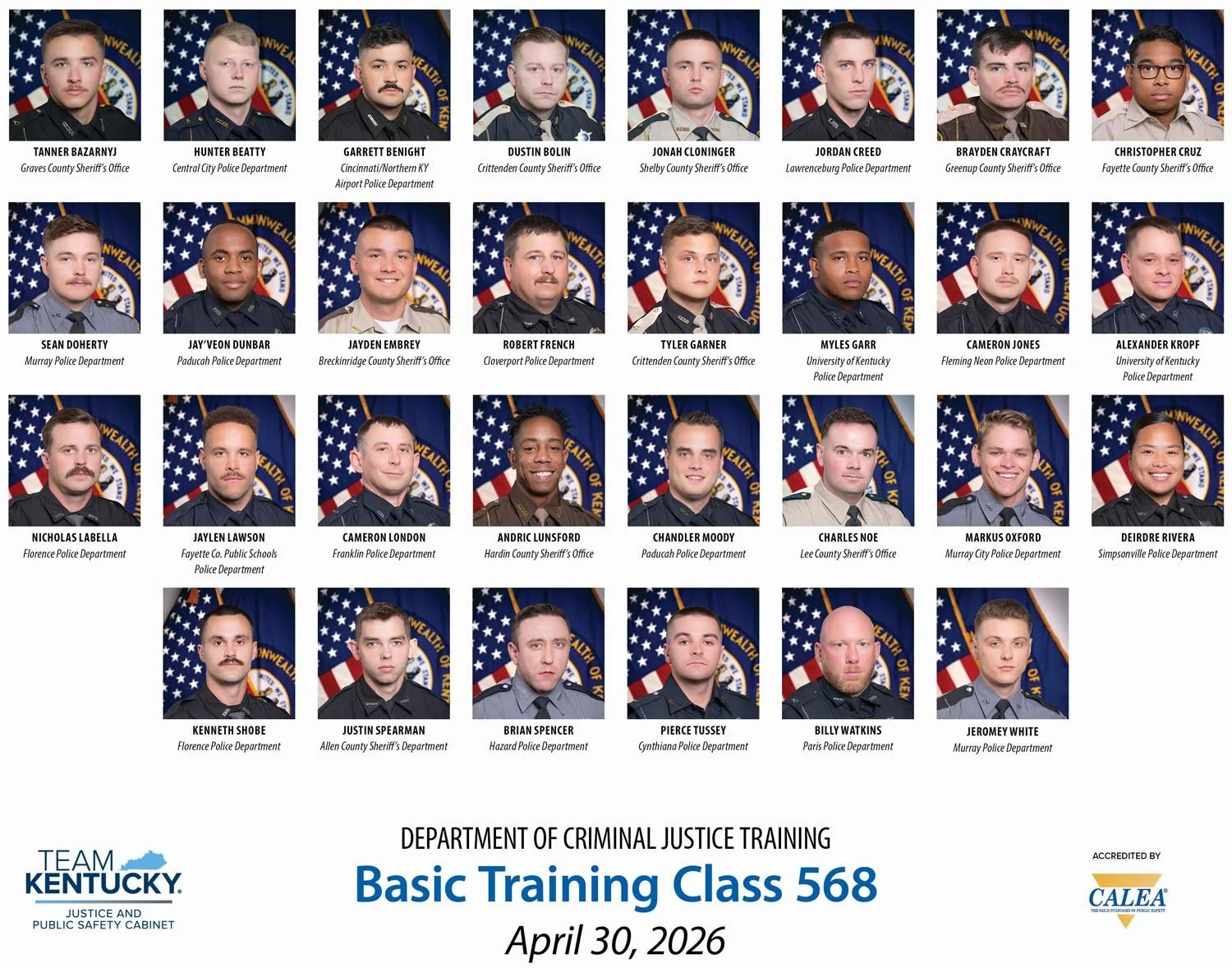 Basic 568 Graduation Photo