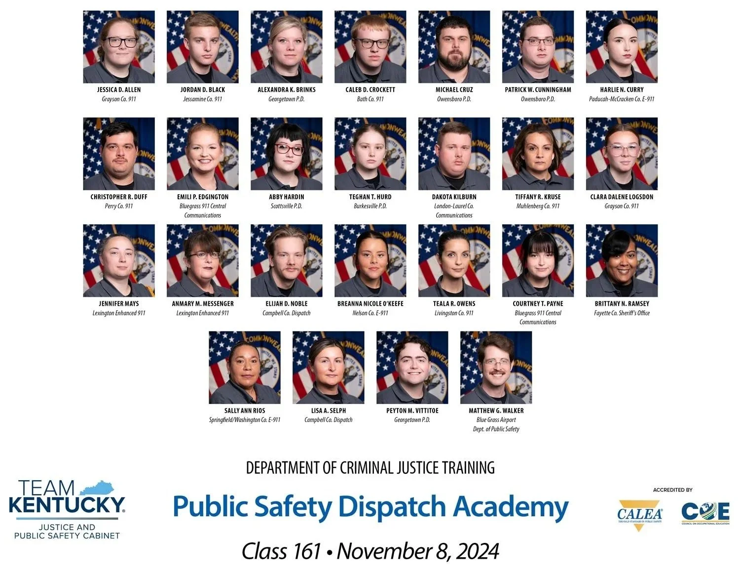 PSDA Class 161 Graduation Photo