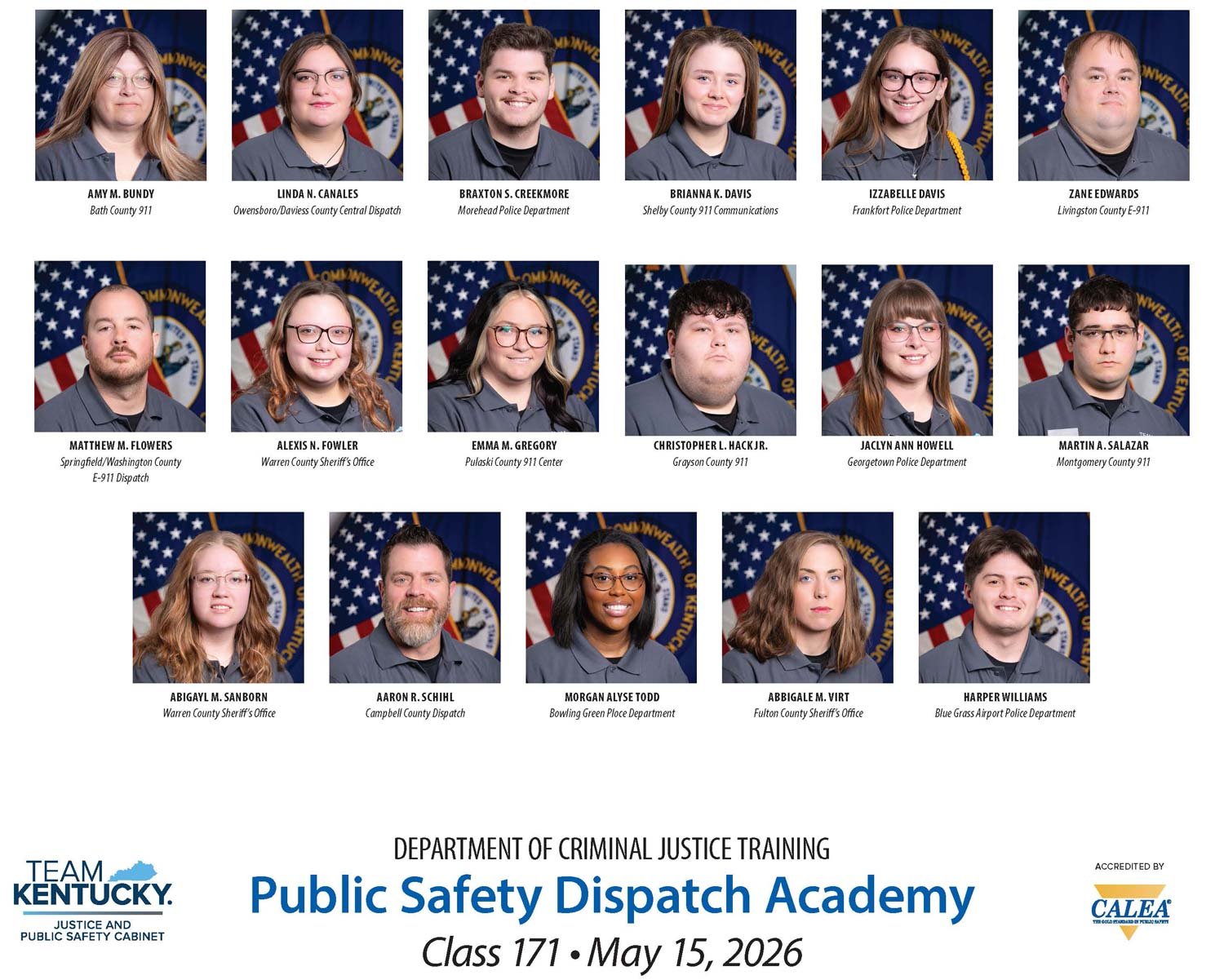 PSDA Class 171 Graduation Photo