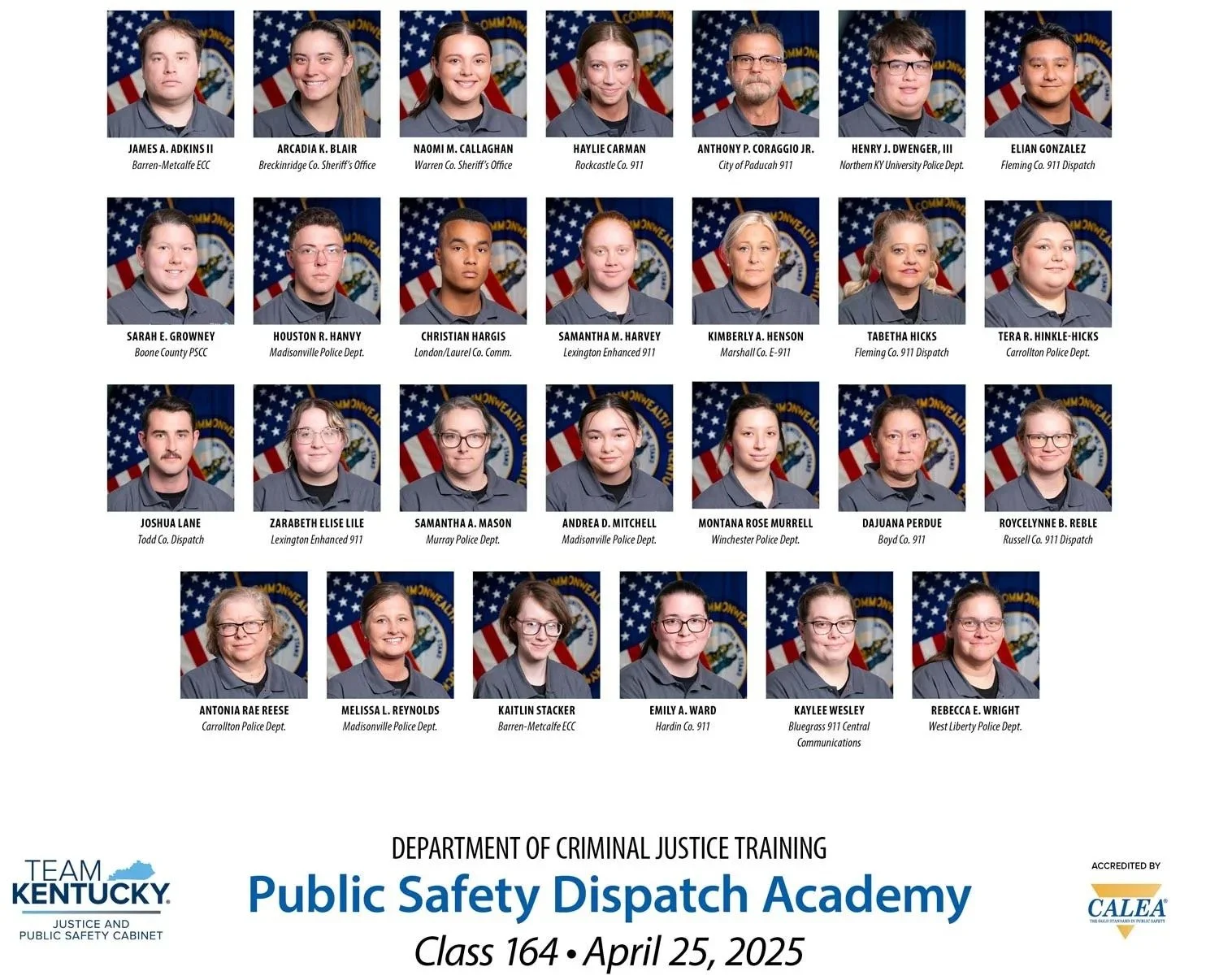 PSDA Class 164 Graduation Photo