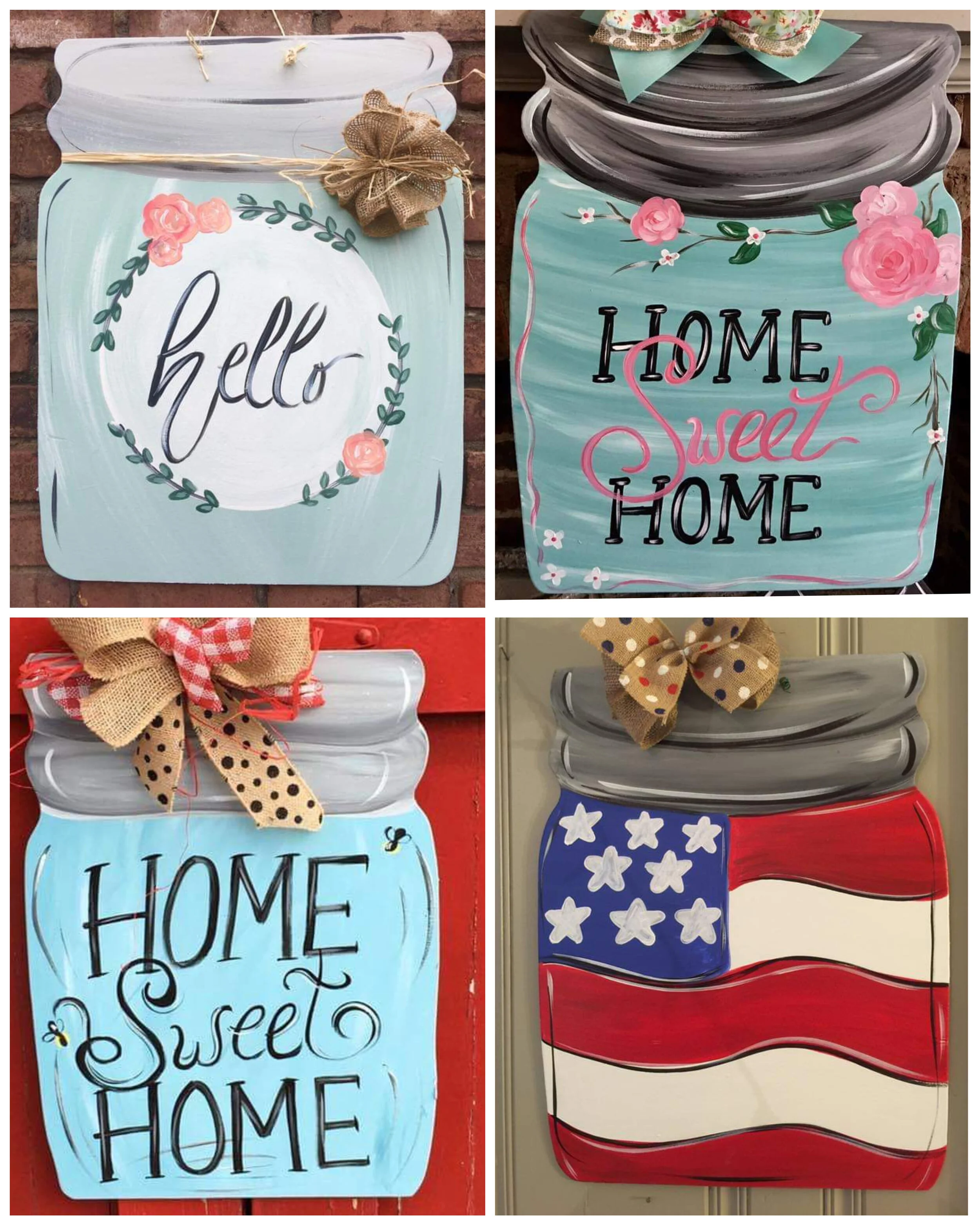 decorative over the door hangers on Hca Basketball Fundraiser Lisa Miller Creative