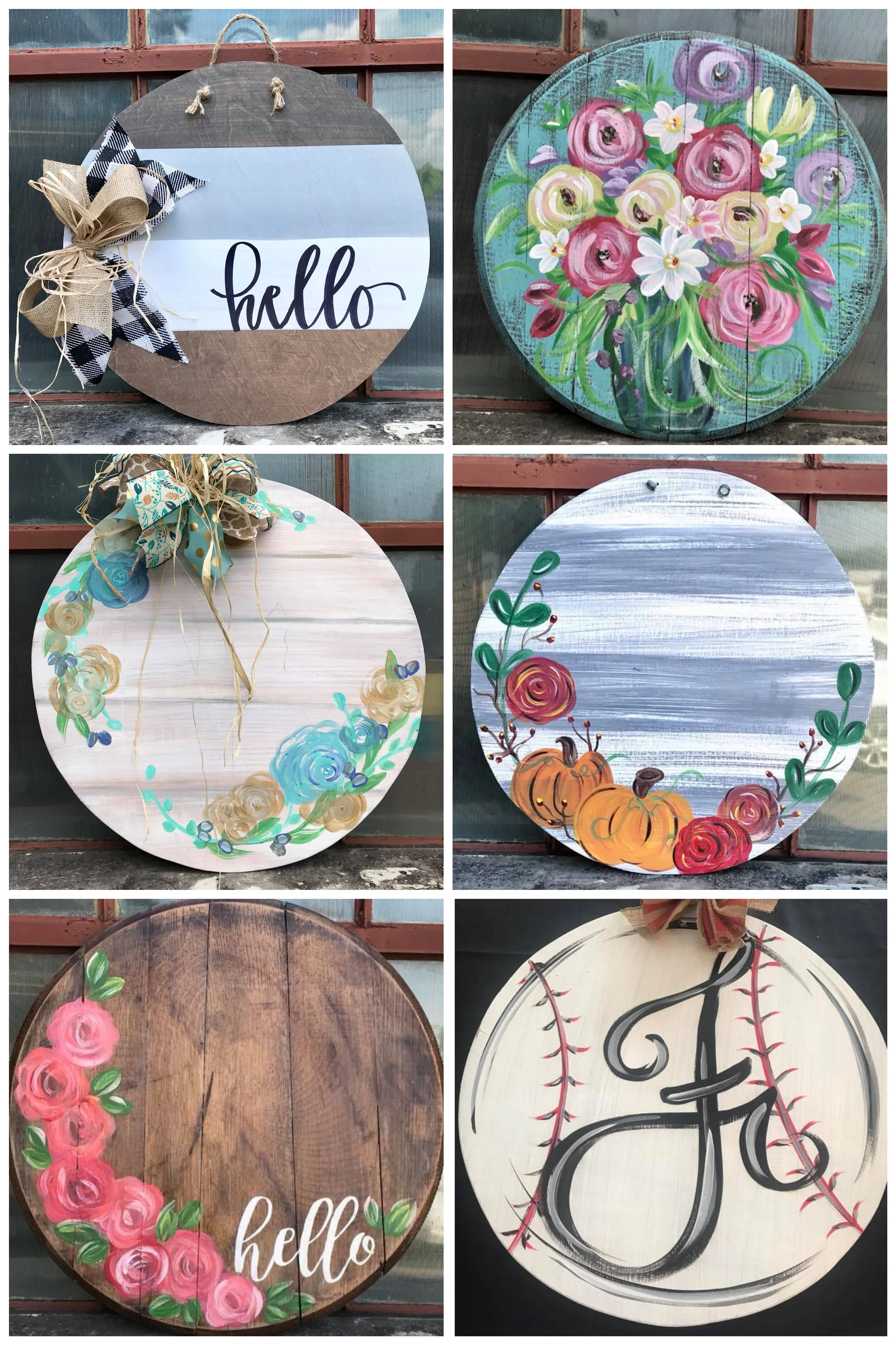 decorative over the door hangers on Hca Basketball Fundraiser Lisa Miller Creative