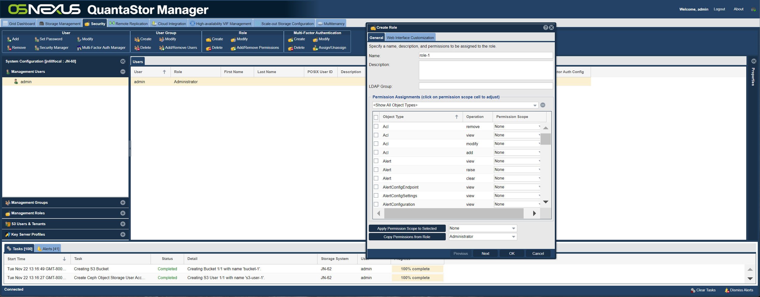 Role Based Access Controls