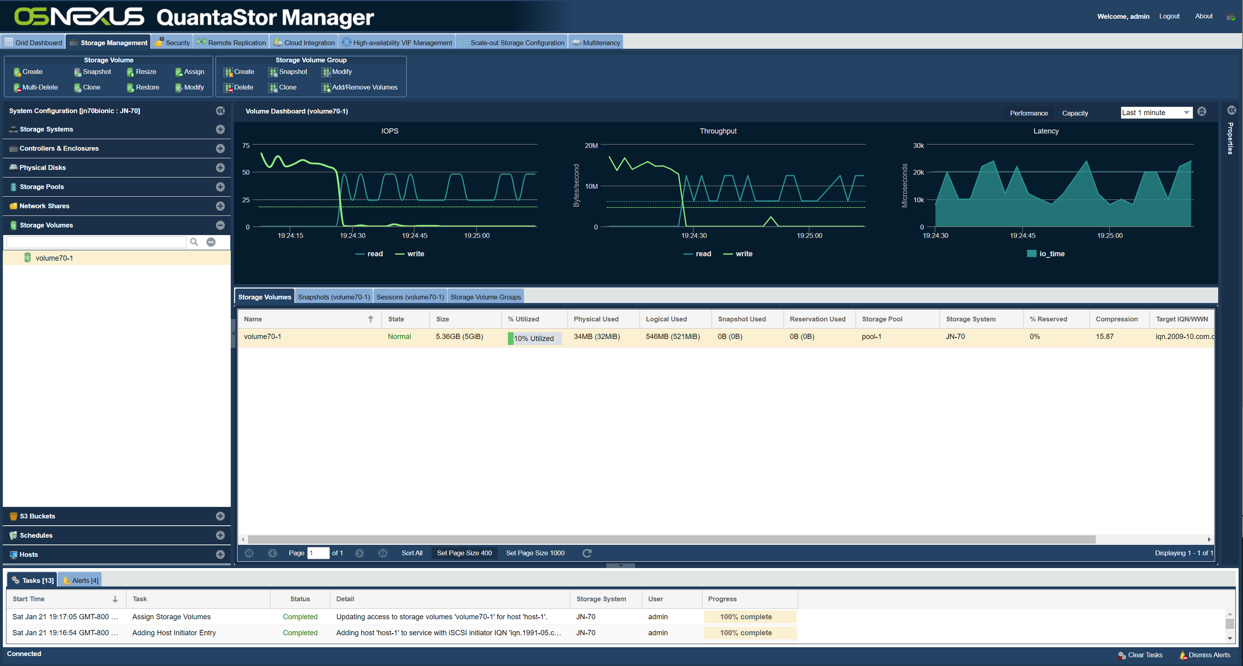 Storage Volume Provisioning