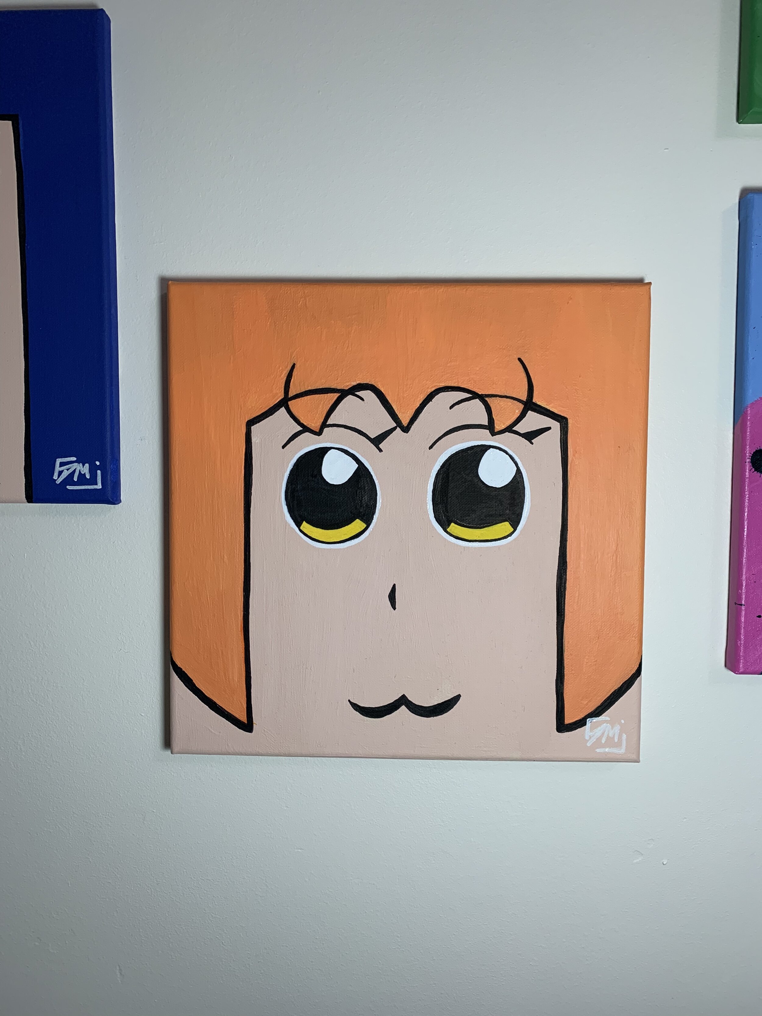 Pop Team Epic Popuko Painting Joshua Miller Piece Scudsworth