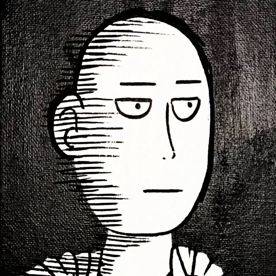 One Punch Man - OK Saitama painting - Joshua Miller Piece