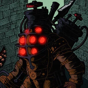 Bioshock - Big Daddy "Working Stiff" - Fan Art - Colours
