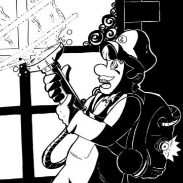 Luigi's Mansion - Bustin' The Ghosts - Fan Art - Heavy Inks