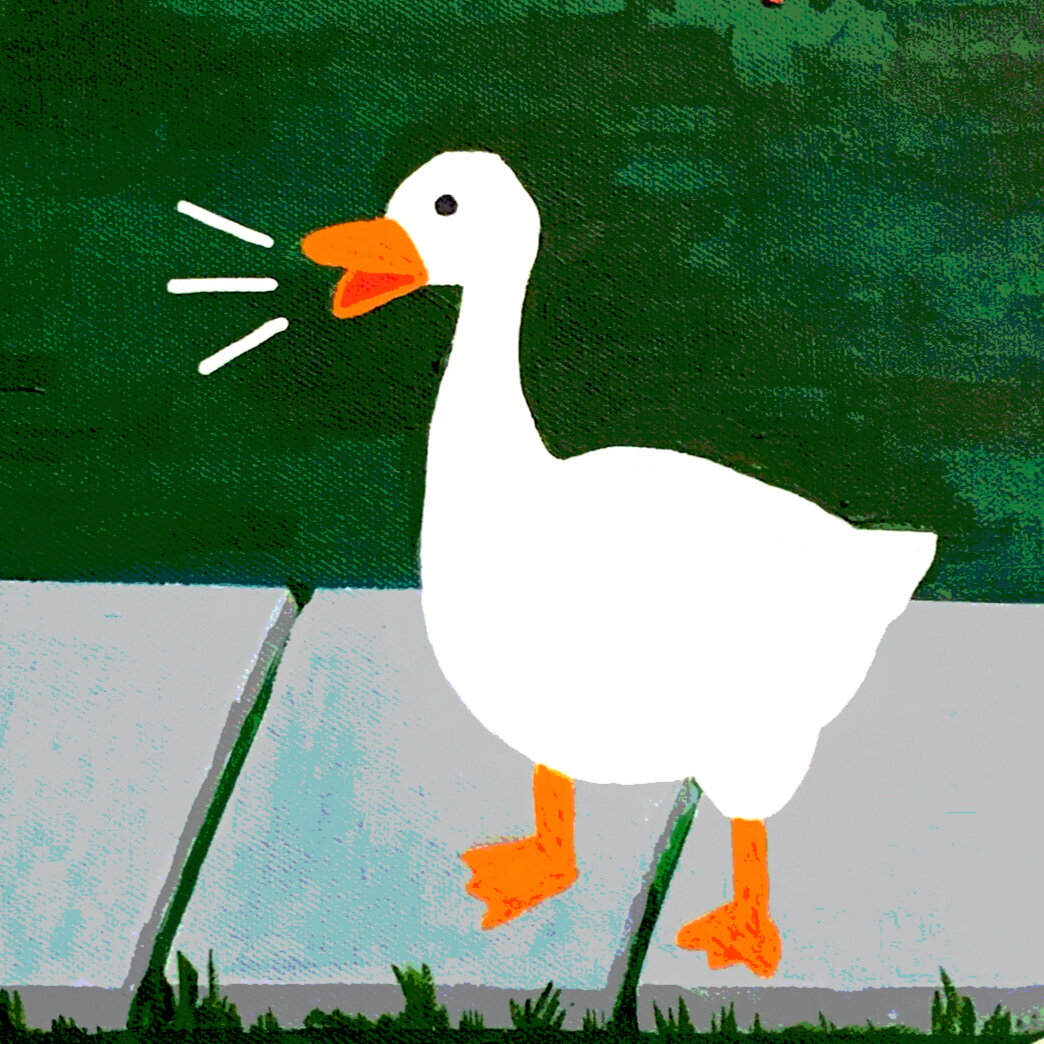 Untitled Goose Game - I Will Cause Problems On Purpose - Joshua Miller Piece