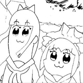 Pop Team Epic - Fan Art - Heavy Ink