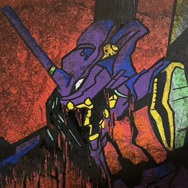 Painting - Neon Genesis Evangelion- Eva 01