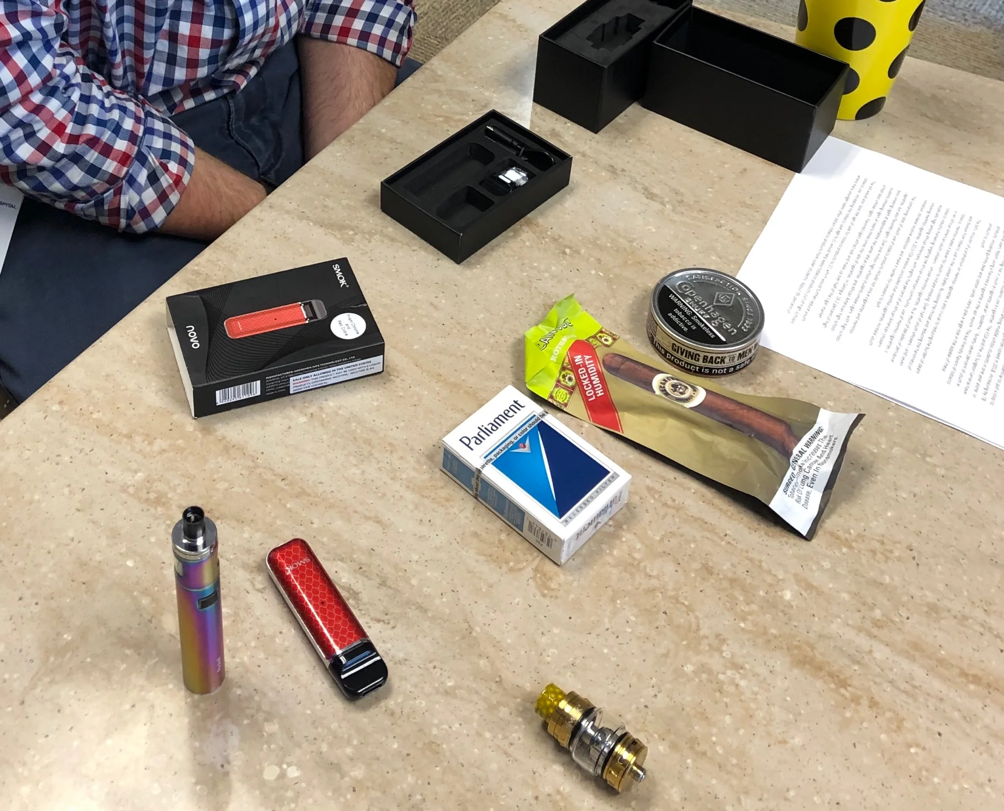 Tobacco comes in many different forms and all with addictive nicotine