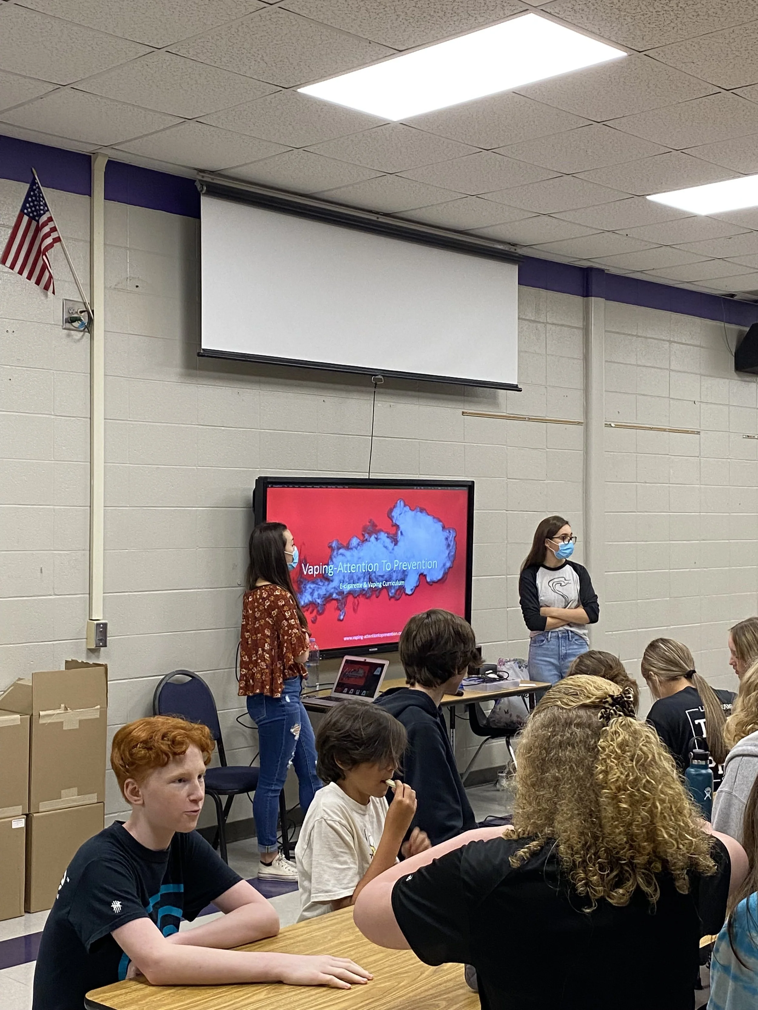 VA2P UNG presenting at middle schools in Hall County (Georgia)