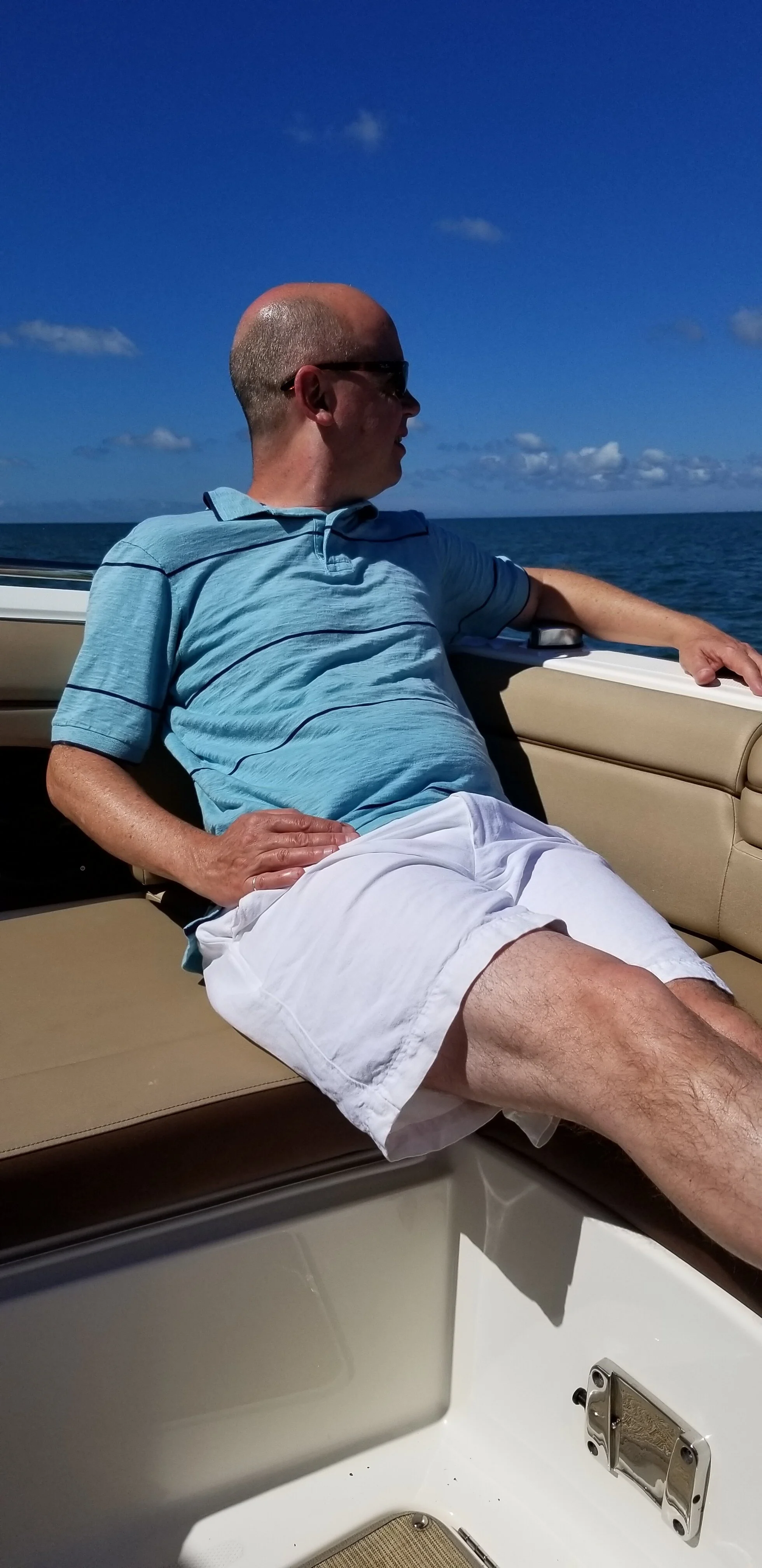 Boat Karl, enjoying the Gulf