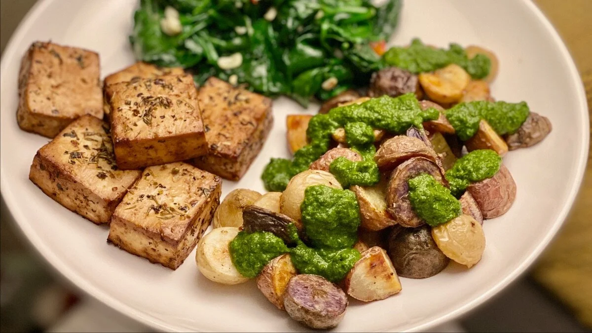 Chimichurri goes wintry