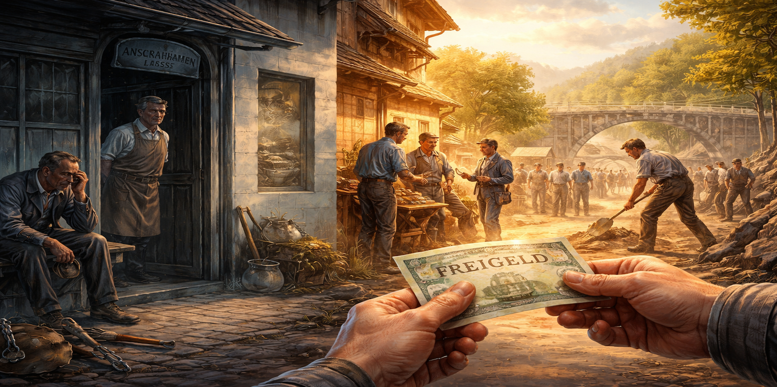 Wörgl, warum Freigeld dort funktioniert hat