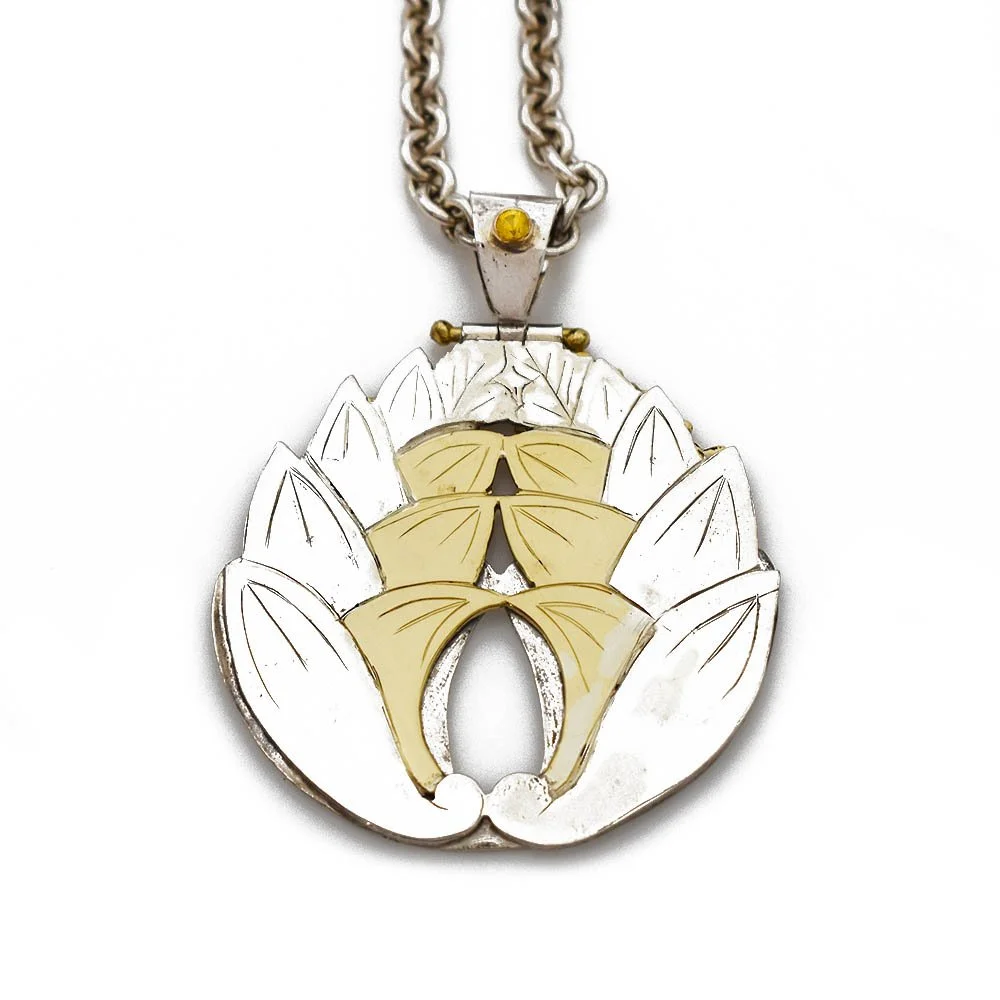 James Cleland Ginger Leaf Pendant