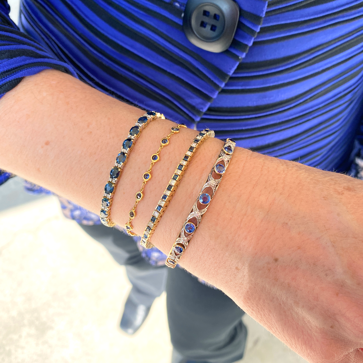 18kt Yellow Gold Sapphire Elsa Peretti 