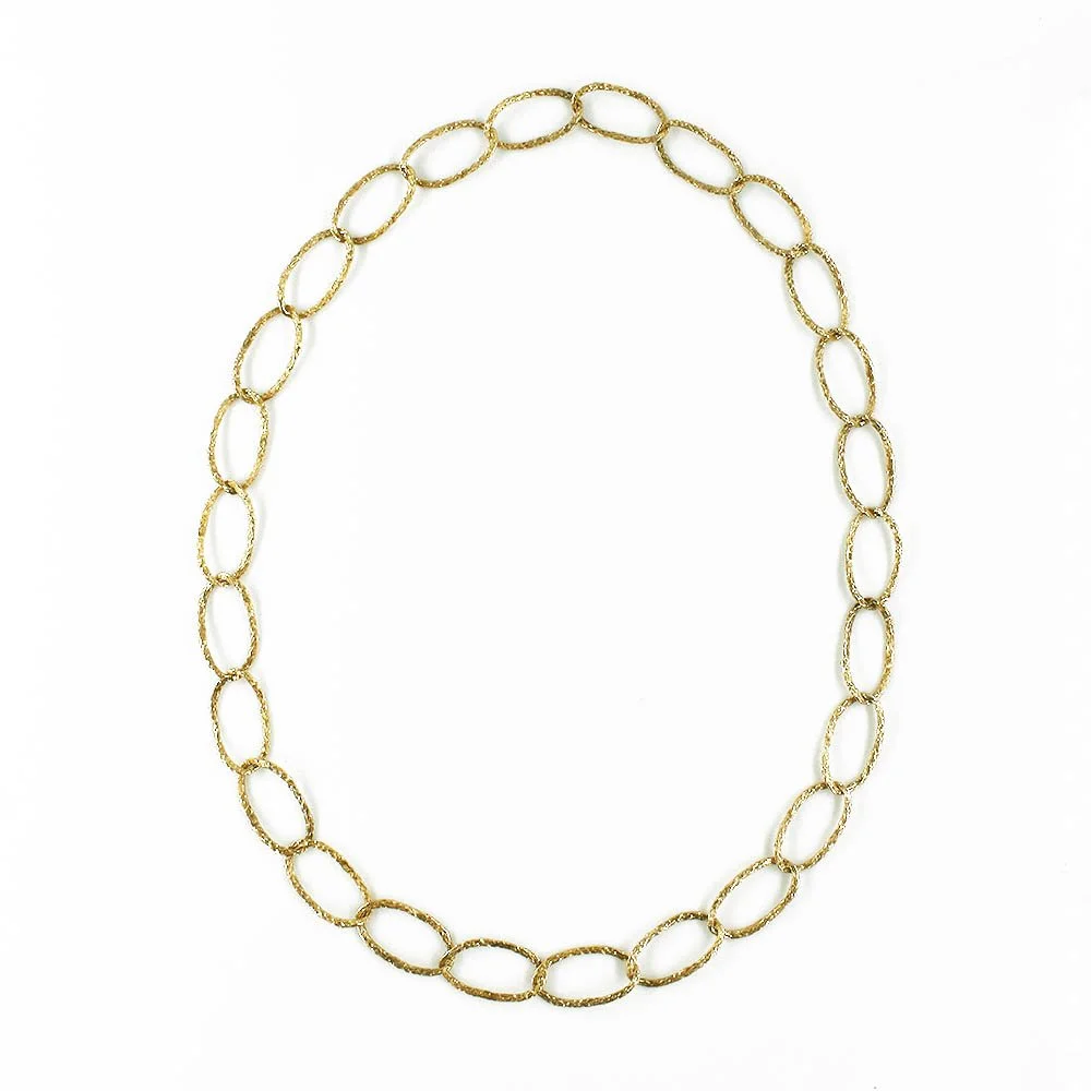14k Yellow Gold Large Oval Link Chain 