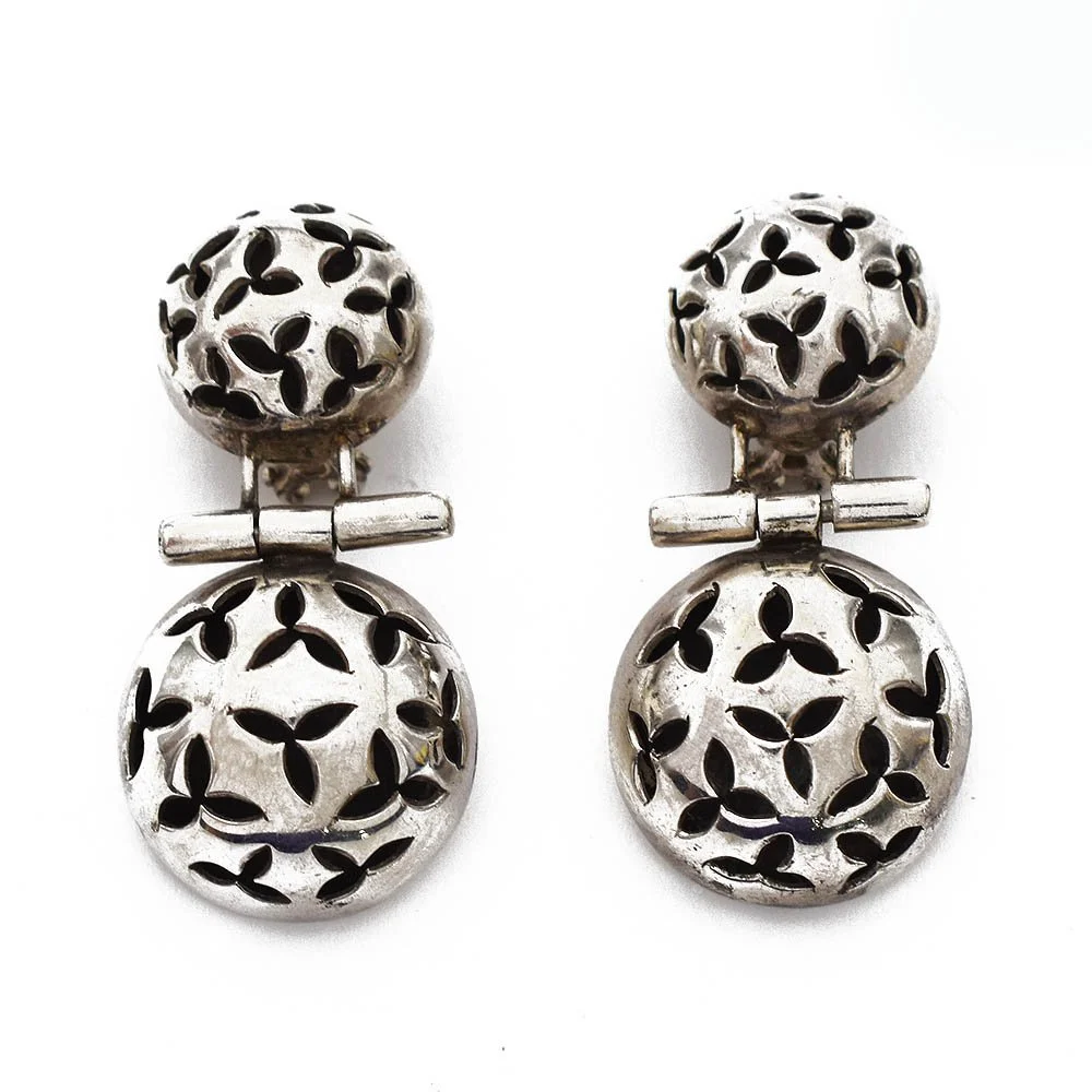 John Hardy Door Knocker Earrings Omega Backs
