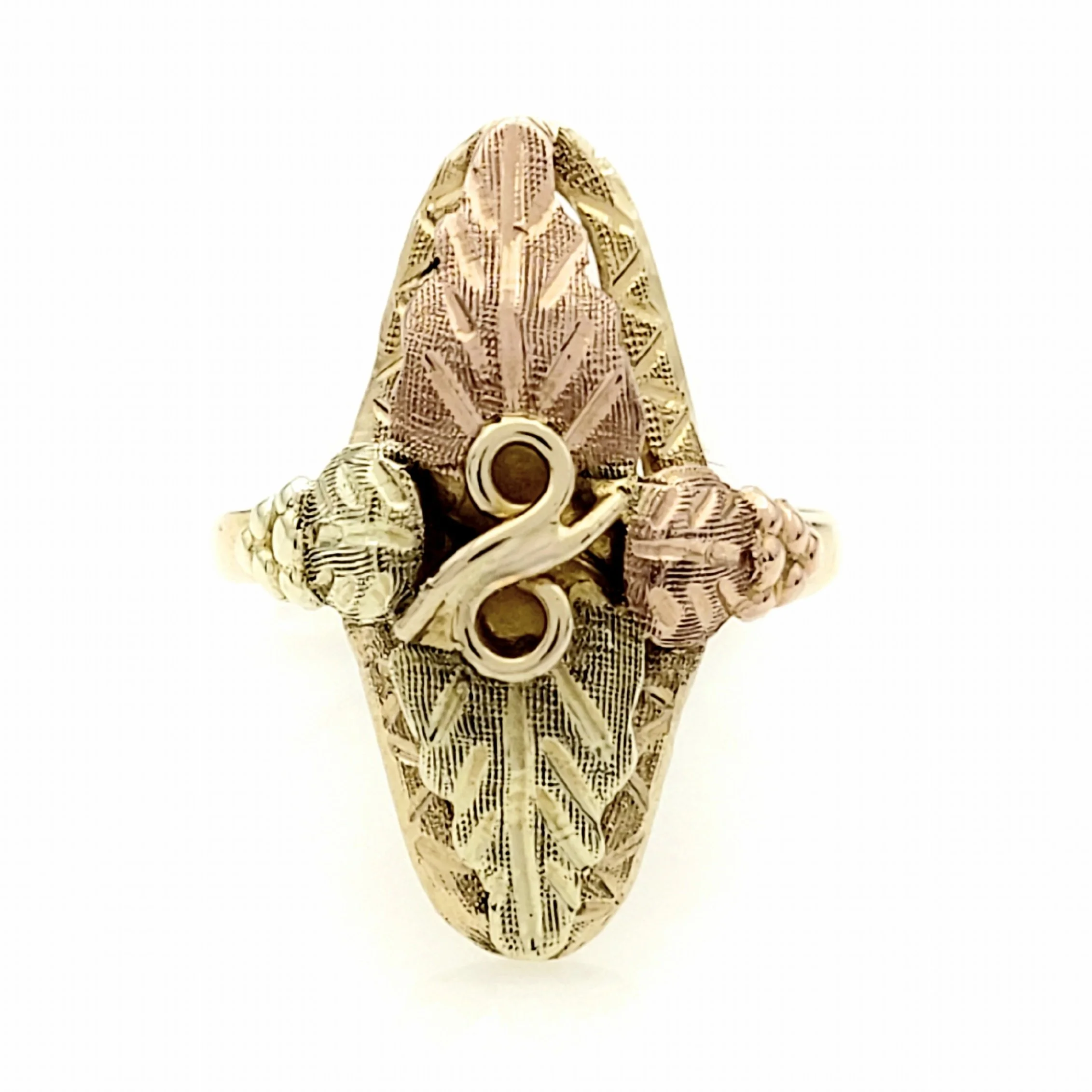 Black Hills Gold Navette Ring