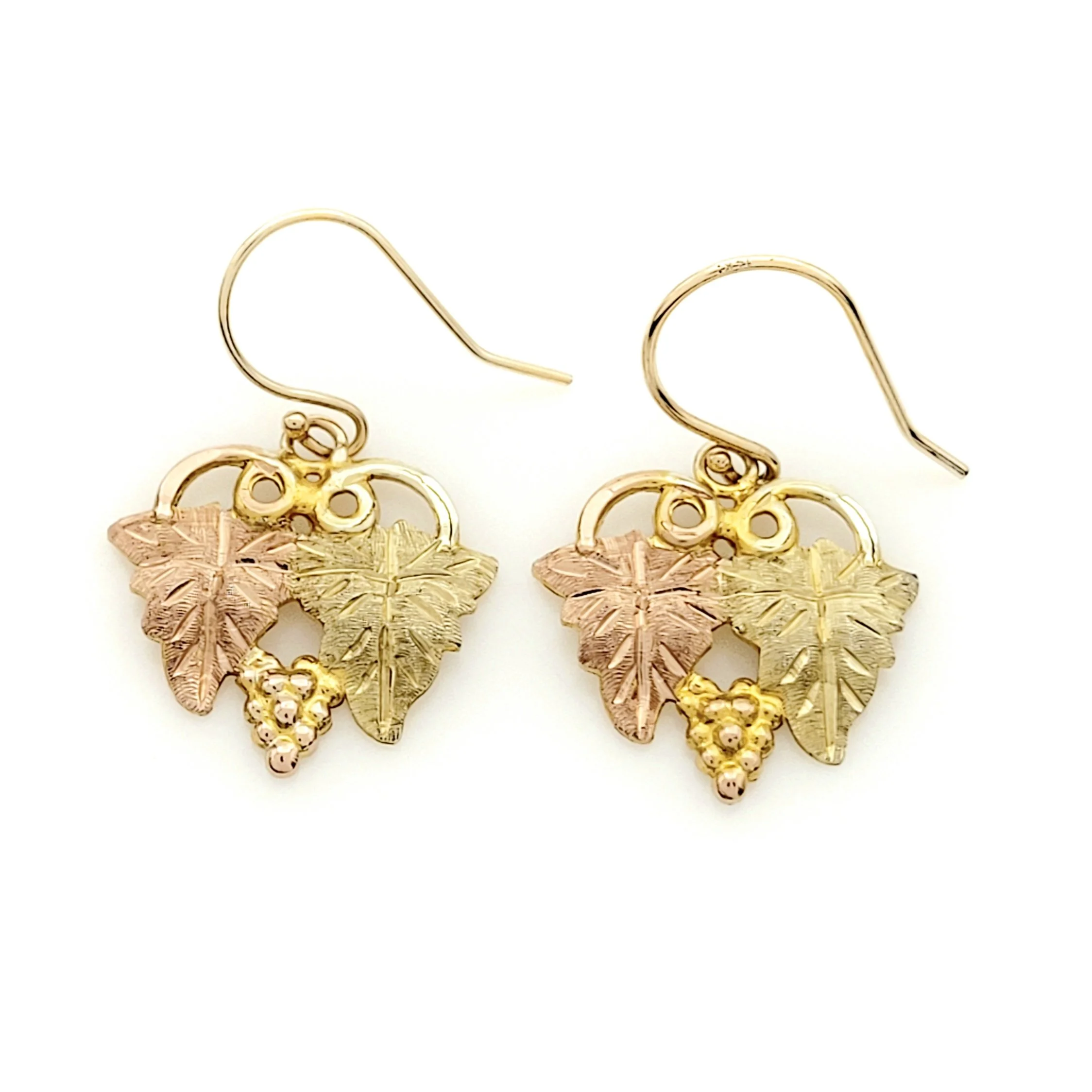 Black Hills Gold Dangle Earrings